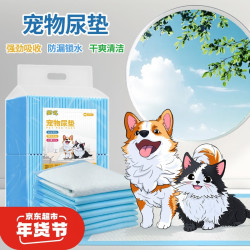 拓宠 宠物加厚尿垫狗狗厕所尿片训导尿布猫隔尿垫S码100片