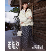 IEF/爱依服羽绒服2024冬季韩版甜美少女风保暖白鸭绒羽绒外套