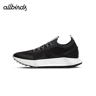 Allbirds 天丝鞋Tree Flyer 2桉树轻量跑鞋夏季透气防滑网面男女运动鞋 自然黑 44 男码（偏大）