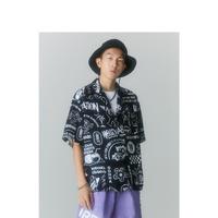 海滨冲浪系列 夏季GXG翻领短袖休闲衬衫男