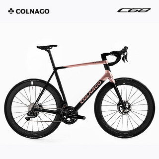 COLNAGO梅花 C68 DURA-ACE R9270 Di2无线电变碳纤维轻量公路自行车 整车-C68 HRRG（玫瑰金) 24速 455