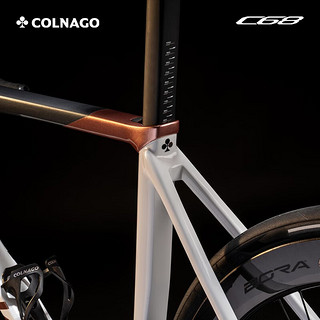 COLNAGO梅花 C68 DURA-ACE R9270 Di2无线电变碳纤维轻量公路自行车 整车-C68 HRGG（格雷金) 24速 455