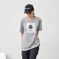 限尺码：Champion [champion]春季全棉男女情侣海报印花圆领短袖T恤官方正品