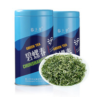 春上早特级碧螺春 2024新茶特级绿茶明前春芽茶叶嫩芽花果香罐装125g