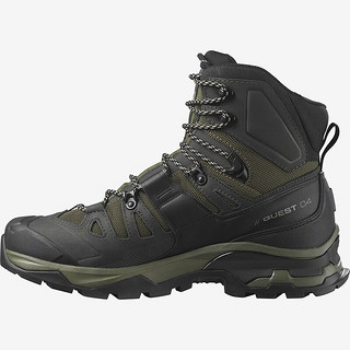 萨洛蒙（Salomon）QUEST 4 GTX 男款户外运动防水中帮防滑耐磨登山鞋 橄榄绿 L41292500 标准41/US8