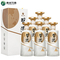 百亿补贴：习酒 123干白酱香型白酒 53度 500ml*6瓶 整箱装 口粮白酒