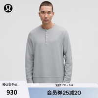露露乐蒙lululemon丨Shift Stitch 男士经典剪裁长袖亨利衫 LM3FF8S 犀牛灰 XXS