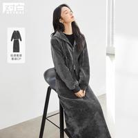 冬装雪尼尔加厚短款卫衣半身裙气质休闲两件套女式套装