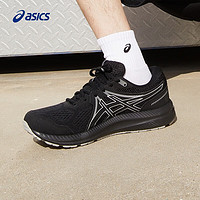 移动端、京东百亿补贴：ASICS 亚瑟士 男士缓震舒适回弹运动鞋 GEL-CONTEND 7 黑色 43.5