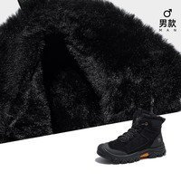 88VIP：骆驼牌 骆驼户外登山鞋冬季加绒保暖棉鞋防滑厚底马丁靴子雪地靴徒步男鞋