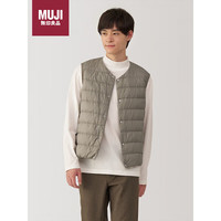 無印良品 MUJI(無印良品 )男式 轻量羽绒便携式 背心