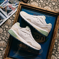 SauconySHADOW 6000 LAYER男女经典复古休闲鞋百搭潮流运动鞋米绿42.5