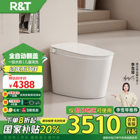瑞尔特(R&T)全智能马桶等离子杀菌自翻盖一级水效无水压限制坐便器UX8-305