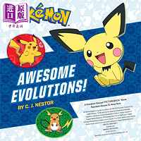 宝可梦成长记 Awesome Evolutions! Pokémon 英文原版 儿童卡通动画 绘本图画故事 进口图书 3-7岁 宠物小精灵