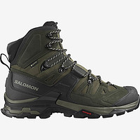 萨洛蒙（Salomon）QUEST 4 GTX 男款户外运动防水中帮防滑耐磨登山鞋 橄榄绿 L41292500 标准42/US8.5