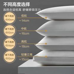 罗莱生活 科技舒弹枕 抗菌防螨枕头 成人枕 立高枕