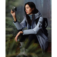 波司登冬季女鹅绒服高端户外连帽修身科技防风防雨蓄热连帽中长款
