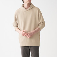 無印良品 MUJI 無印良品 男女通用 紧密织毛圈棉套头卫衣 男式女式无性别