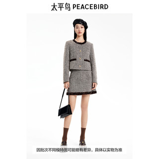 太平鸟女装2024年秋季亮片拼接外套A1BBE3505 XS