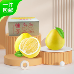 京鲜生 云南西双版纳傣柚2粒装 单果600-800g 生鲜水果 源头直发包邮