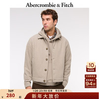 ABERCROMBIE & FITCH男装24春秋新款美式复古百搭工装多色衬衫夹克外套KI125-4312