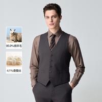 【绵羊毛 舒适亲肤】男士结婚婚庆礼服马甲背心含桑蚕丝亲肤马夹