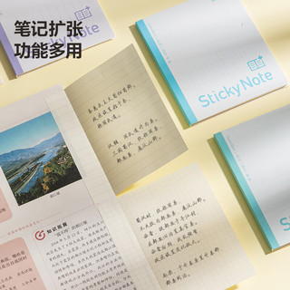 得力（deli）便利贴点阵40张 扩张贴100mm*120mm便签纸优事贴错题贴 笔记贴高颜值手账便签本笔记本子BT189