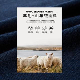 秋冬季男士商务休闲针织毛衫简约百搭羊毛衫