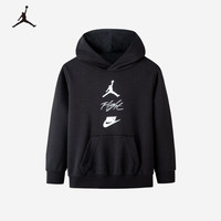 JORDAN耐克(NIKE)童装男童保暖卫衣Jordan秋冬儿童连帽针织上衣