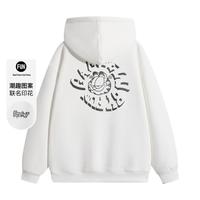 加菲猫联名男女同款开衫连帽卫衣厚秋冬潮牌加绒外套帽衫