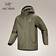 今日必买：ARC'TERYX 始祖鸟 SOLANO HOODY 防风 男子 软壳夹克 TATSU/复古绿 L