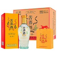 酒煜网 苦荞酒（金荞）露酒500ml*6瓶 52度