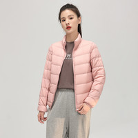傲鸶 ASOBIO 时尚轻薄羽绒服女多彩保暖立领韩版休闲羽绒外套女
