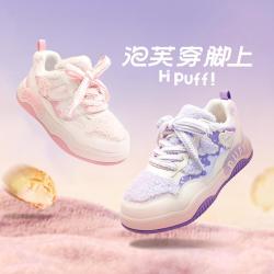 巴拉巴拉 女童 加绒保暖泡芙板鞋