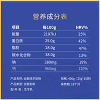 牧羊人 Shepherd 纯羊奶粉无蔗糖全脂中老年儿童高钙高蛋白羊奶粉正品旗舰店