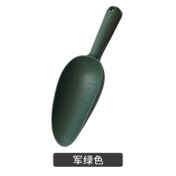千耐 黑钢铲子 园艺工具三件套 深绿色勺铲
