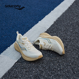 Saucony索康尼MARSHAL率途跑步鞋男缓震稳定支撑高回弹大体重运动鞋43 卡基色