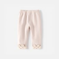 班喜迪女童裤子春季儿童可爱小兔打底裤女宝宝简约百搭休闲裤