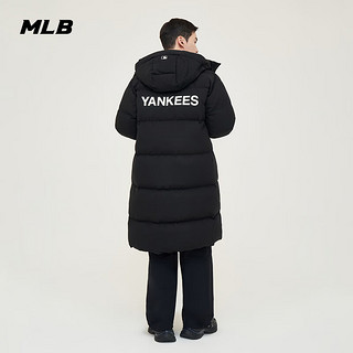 MLB羽绒服男女长款2024年冬季外套保暖户外3ADJB1846-50BKS-XS 纽约洋基队/黑色3ADJB1846