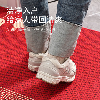 尚美巢品地垫入户门垫进门红色喜庆防滑脚垫门口玄关地毯垫子 天蓝色