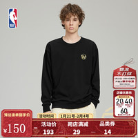 NBA官方【新品发售】勇士黑金系列男女同款合体圆领秋冬保暖长袖卫衣 金州勇士()