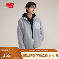 new balance 男款潮流简约百搭舒适拉链针织外套AMJ43362 TAG S