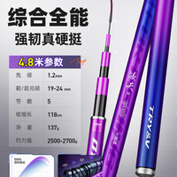 创威凌天二代进阶版鱼竿超轻超硬手杆鲢鳙大物竿鲤鱼竿台钓竿