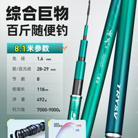 创威凌天二代进阶版鱼竿超轻超硬手杆鲢鳙大物竿鲤鱼竿台钓竿