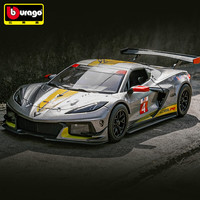 比美高(Burago) 1:24雪佛兰C8R赛车玩具仿真合金车模摆件汽车模型男孩新年