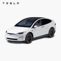 特斯拉(Tesla) 官方model x 1:18汽车模型收藏摆件车模玩具车仿真 白色