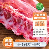 嘉平月西藏林芝放牧藏香猪 散养新鲜原生态 精选脊骨2斤 源头直发