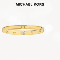 MICHAEL KORS迈克高仕MK潮流金色高贵气质925银手镯女轻奢 金色 MKC1548AN710