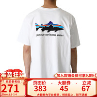 巴塔哥尼亚（Patagonia） 男有机棉圆领T恤3754 WHI-