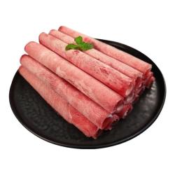 东来顺 内蒙古原切肥牛卷 国产牛肉卷 牛肉片 火锅食材 中华 原切肥牛卷1.8斤（900g）